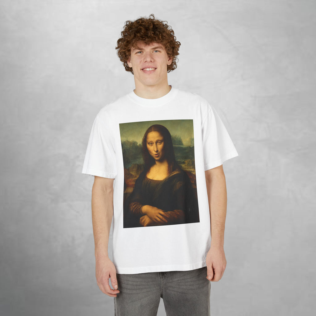 Mona Lisa Drop-Shoulder Tee