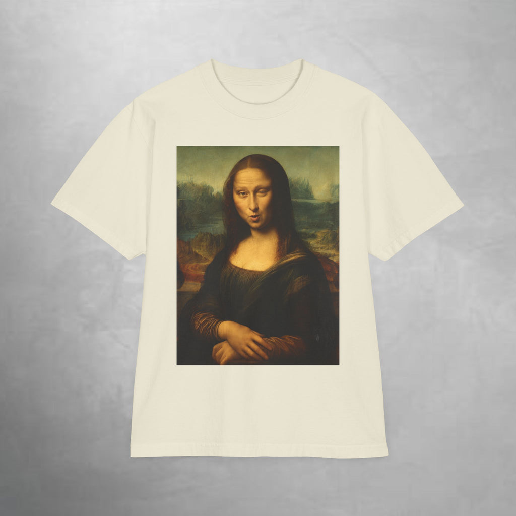Mona Lisa Drop-Shoulder Tee