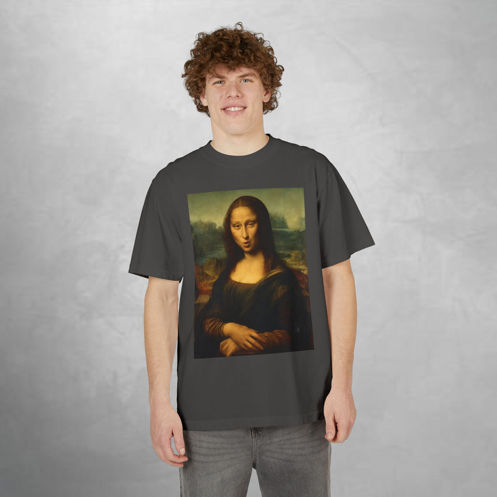 Mona Lisa Drop-Shoulder Tee